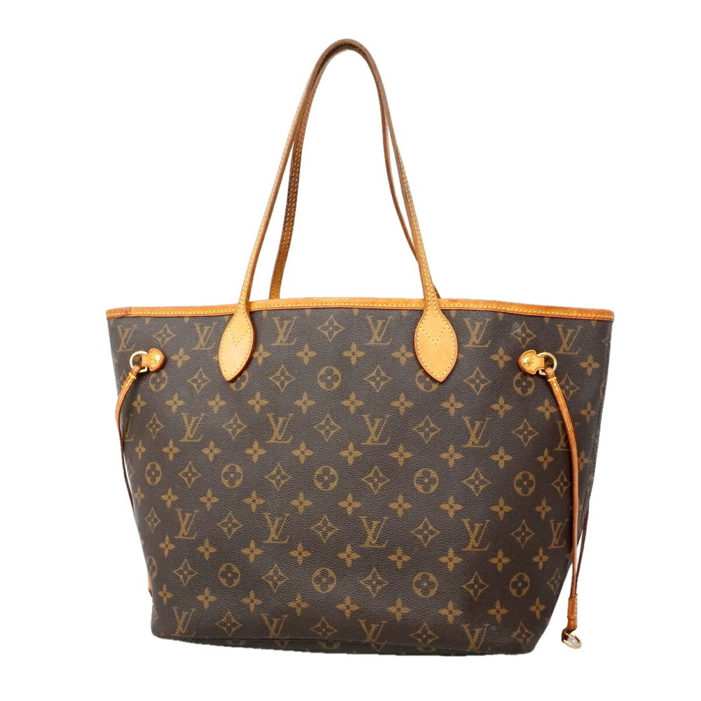 Louis Vuitton Monogram Neverfull MM Tote Bag M40156 Brown (Women's)